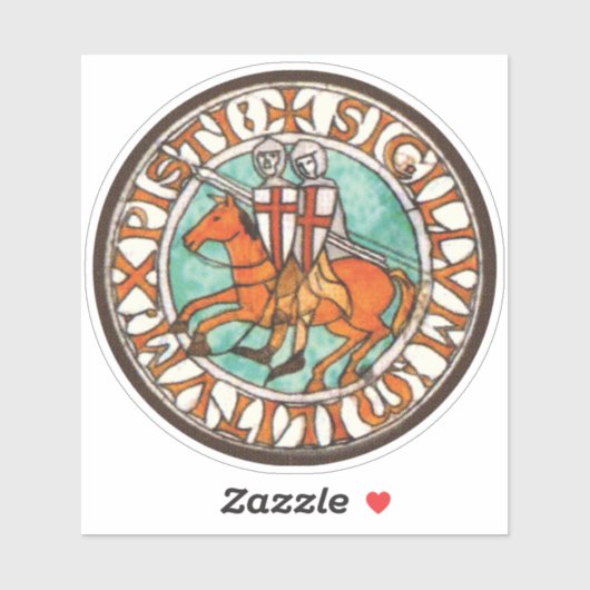 Sticker Sceau modèle (Feuille)