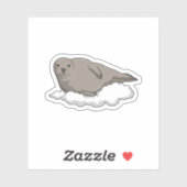Sticker Sceau sur nuages (Feuille)