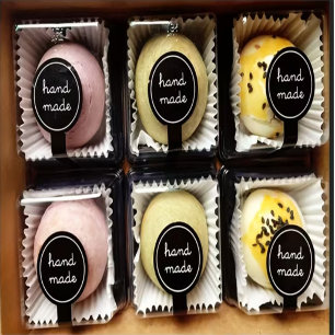 Sticker Sceaux Noir et Pudding Faits Main