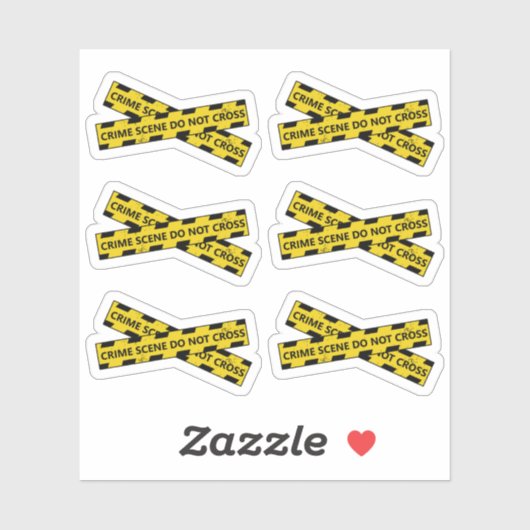 Sticker Scène Criminelle Montre Podcasts Films Rappel Plan (Feuille)