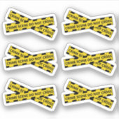 Sticker Scène Criminelle Montre Podcasts Films Rappel Plan (Devant)