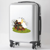 Sticker Scène Halloween (Sur valise)