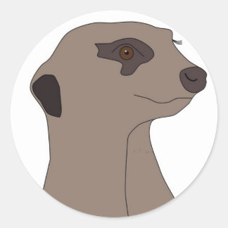 Sticker "Schattige Meerkat"