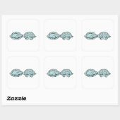 Sticker schildpad (Vel)