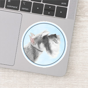Sticker Schnauzer (Giant, Standard) Peinture - Chien Art
