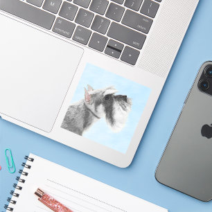 Sticker Schnauzer (Giant, Standard) Peinture - Chien Art