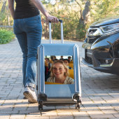 Sticker School Bus Driver Photo Customize (Valise Insitu)