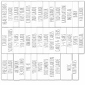 Sticker School Organization , School Memory (Devant)