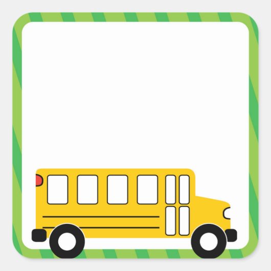 Sticker schoolbus (Voorkant)