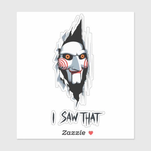 Sticker Scie, j'ai vu cela (Feuille)
