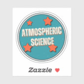 Sticker Science atmosphérique (Feuille)