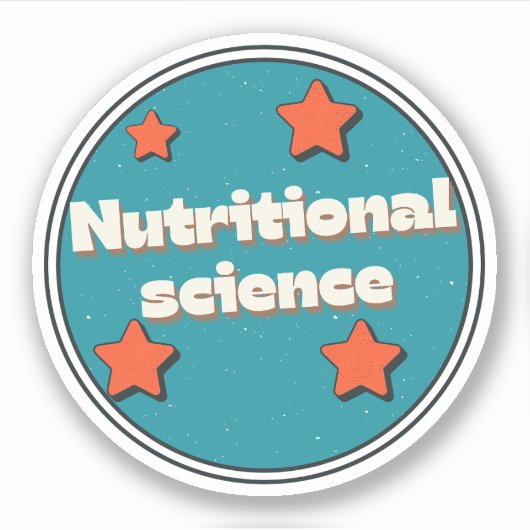 Sticker science de la nutrition (Devant)
