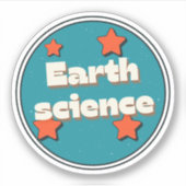 Sticker Science de la Terre (Devant)