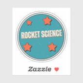 Sticker Science des fusées (Feuille)