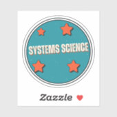 Sticker Science des systèmes (Feuille)