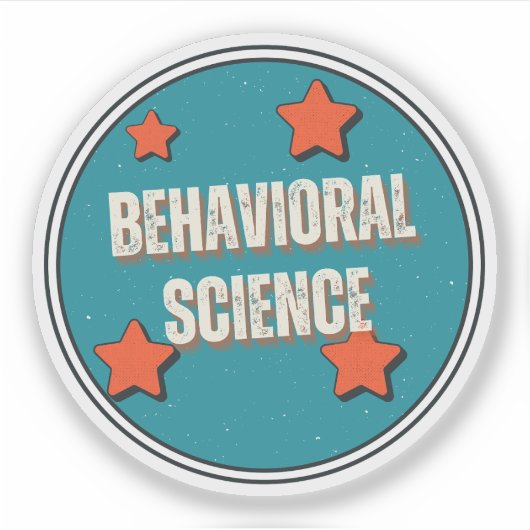 Sticker Science du comportement (Devant)