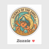 Sticker Science du Crabe Pirate de la Houle (Feuille)