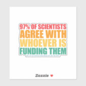 Sticker Science et statistique (Feuille)