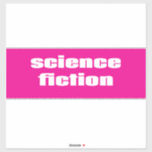 Sticker Science-fiction (Feuille)