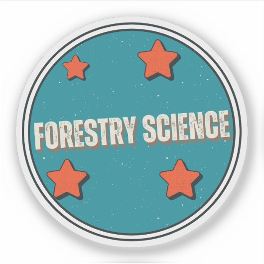 Sticker Science forestière (Devant)