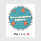 Sticker Sciences de la communication (Feuille)