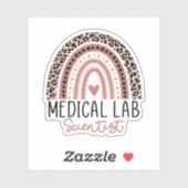 Sticker Scientifique de laboratoire Médicale MLS Rainbow (Feuille)