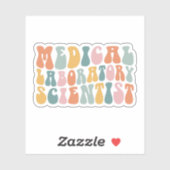 Sticker Scientifique de laboratoire Médicale Scientifique  (Feuille)