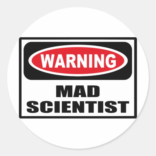 Sticker SCIENTIFIQUE MAD (Devant)