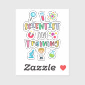 Sticker Scientist in Training for Young Scientists (Feuille)