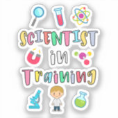 Sticker Scientist in Training for Young Scientists (Recto)