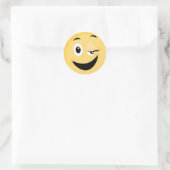 Sticker scolaire avec visage Emoji (Sac)