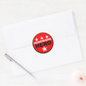 Sticker scolaire Homework Hero (Enveloppe)