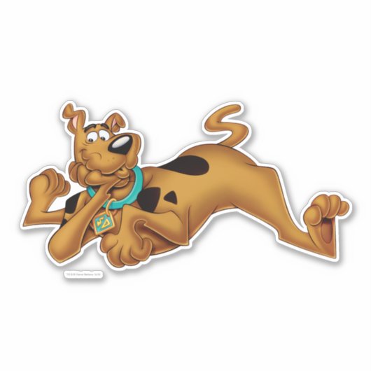 Sticker Scooby Doo Allongé (Devant)