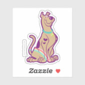Sticker Scooby-Doo arc-en-ciel (Feuille)