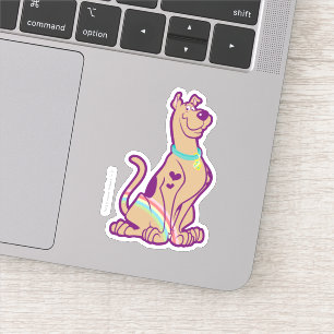 Sticker Scooby-Doo arc-en-ciel