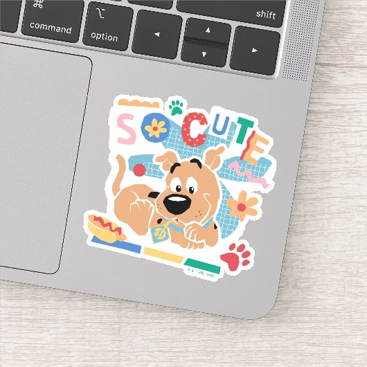 Sticker Scooby-Doo | Baby Scooby-Doo So migny (Détail)