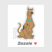 Sticker Scooby Doo Chiot Yeux (Feuille)