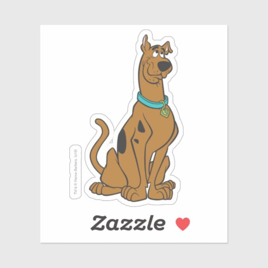 Sticker Scooby Doo Chiot Yeux (Feuille)