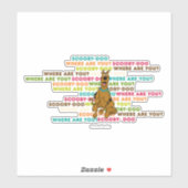 Sticker Scooby-Doo Coureur "Où Es-Tu ?" (Feuille)