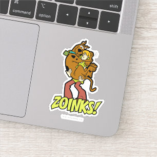 Sticker Scooby-Doo et Shaggy Zoinks!