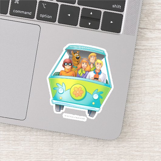 Sticker Scooby-Doo & Gang Mystery Machine Airbrush (Détail)