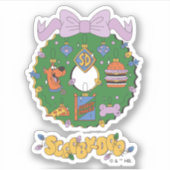Sticker Scooby-Doo Holiday Snack Wreath Graphic (Devant)