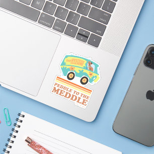 Sticker Scooby-Doo Mystery Machine "Peddle to the Meddle"