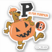 Sticker Scooby-Doo | P est pour le Citrouille (Devant)