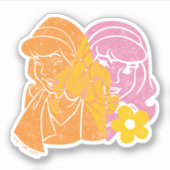 Sticker Scooby-Doo | Portrait des fleurs daphné (Devant)