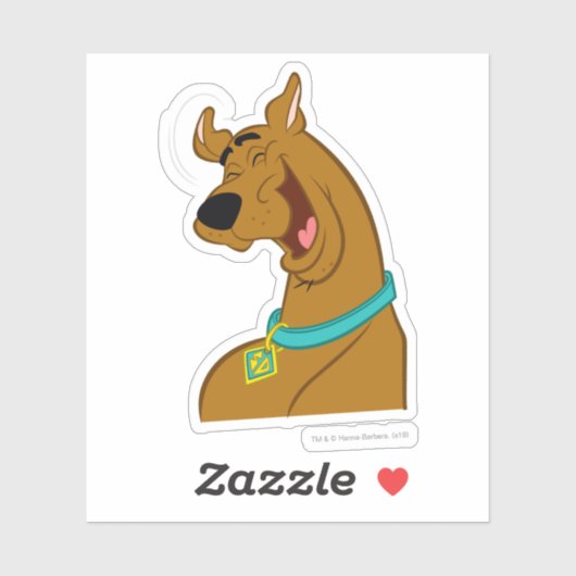 Sticker Scooby-Doo Rire (Feuille)