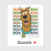 Sticker Scooby-Doo Ruh Roh (Feuille)