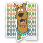 Sticker Scooby-Doo Ruh Roh (Devant)