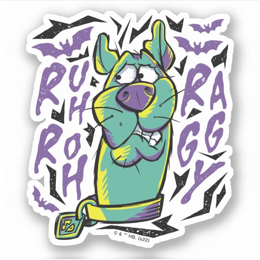 Sticker Scooby-Doo | Ruh Roh Raggy (Devant)