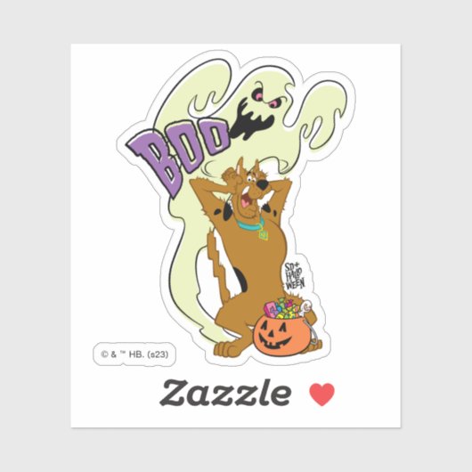 Sticker Scooby-Doo | Scooby-Doo Boo (Feuille)
